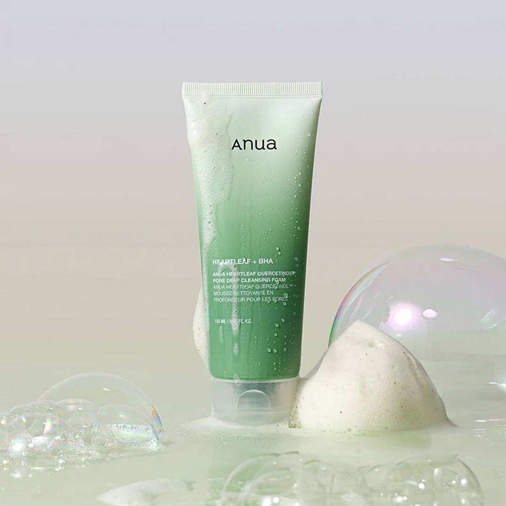 Anua Heartleaf Quercetinol Pore Deep Cleansing Foam 150ml – korėjietiškas putų prausiklis poroms | Hada