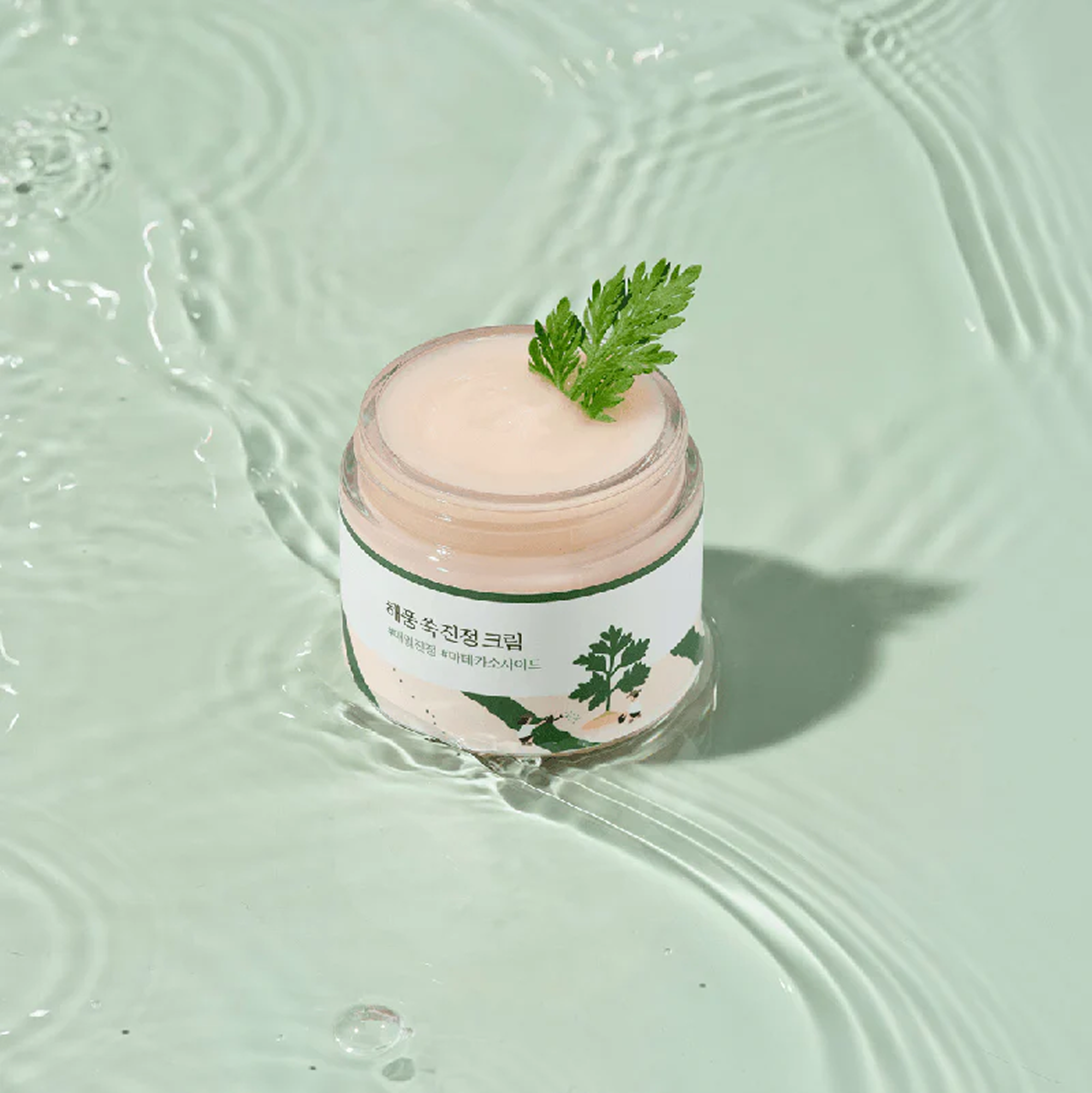 Round Lab Mugwort Calming Cream 80ml – korėjietiškas raminantis kremas su pelynu jautriai odai | Hada