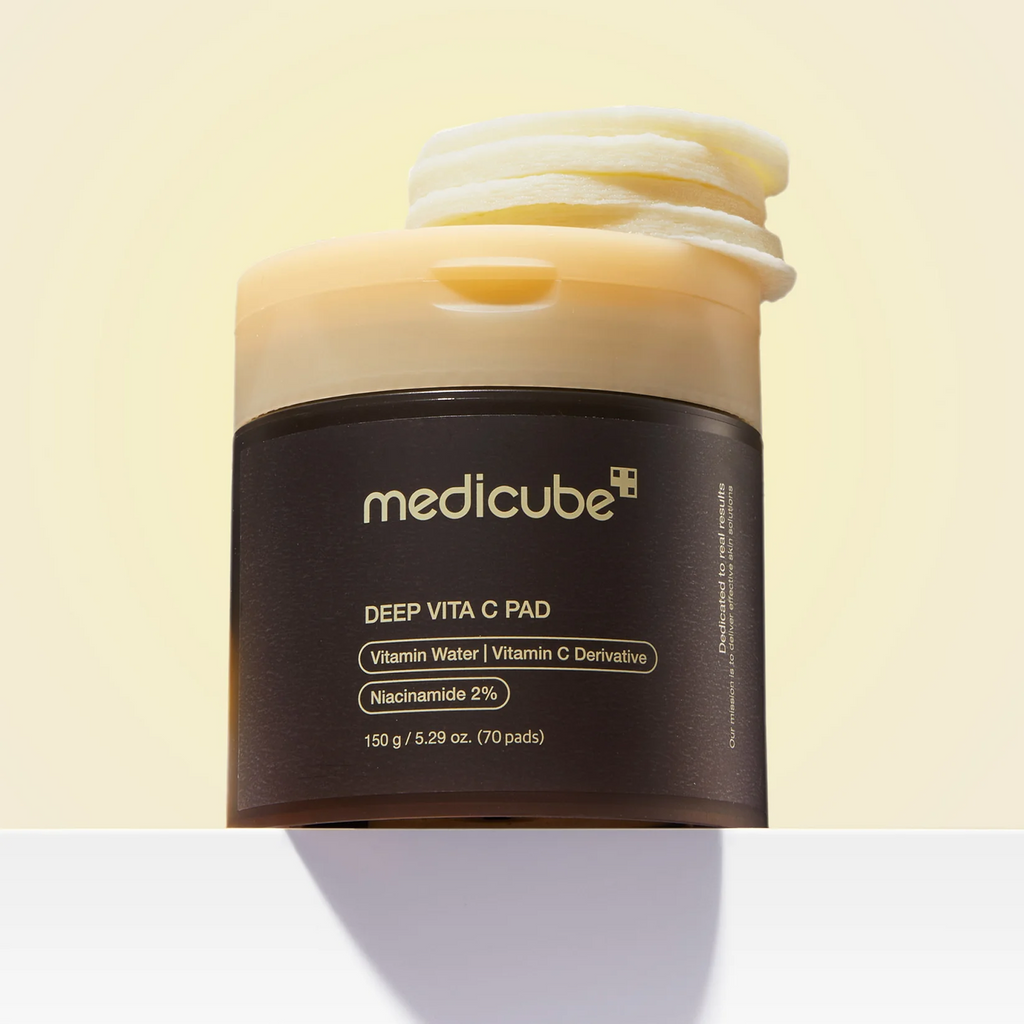 Medicube Deep Vita C Pad 150g – korėjietiški vitamino C eksfoliaciniai padai odos skaistinamumui | Hada