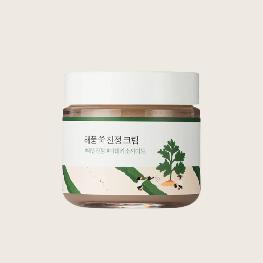 Round Lab Mugwort Calming Cream 80ml – korėjietiškas raminantis kremas su pelynu jautriai odai | Hada
