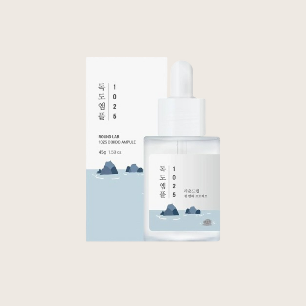 Round Lab 1025 Dokdo Ampoule 45g – korėjietiška jūros mineralų ampulė drėkinimui | Hada
