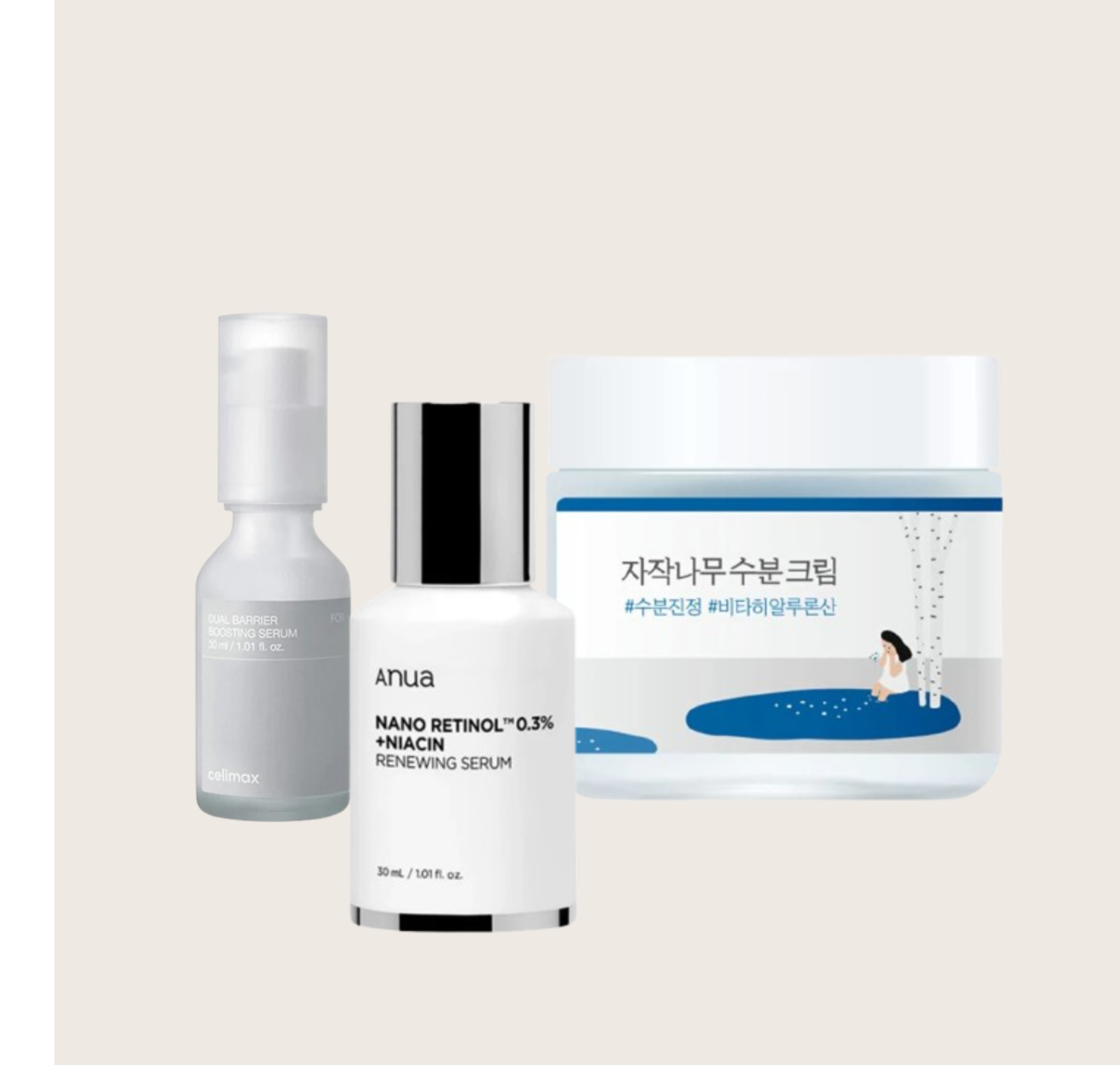 Retinol Anti-Age Rinkinys – korėjietiškas priešraukšlinis rinkinys su retinoliu | Hada