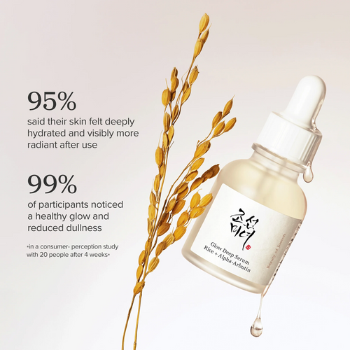 Beauty of Joseon Glow Deep Serum Rice Arbutin 30ml – korėjietiškas serumas su ryžiais odos švytėjimui | Hada