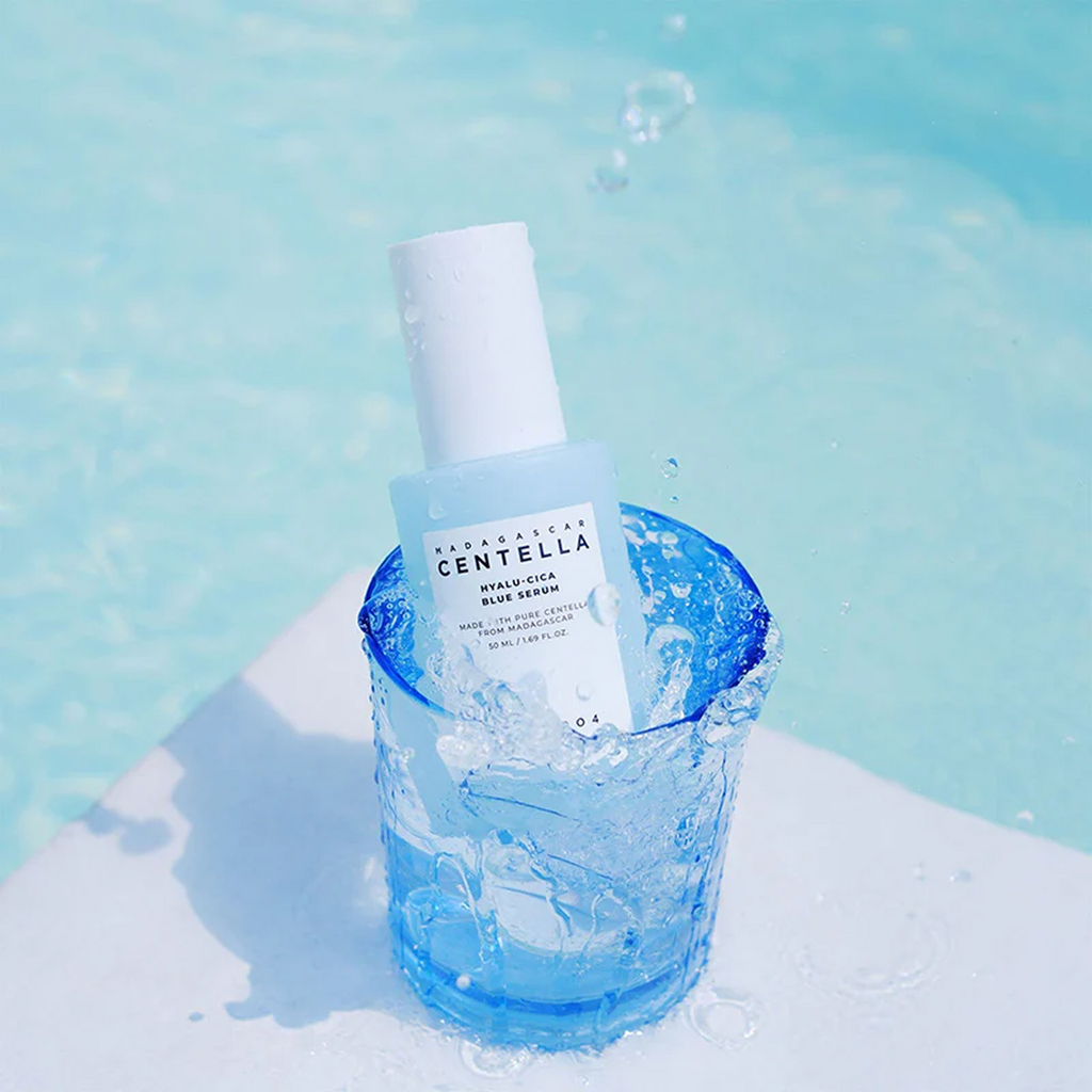 SKIN1004 Hyalu-Cica Blue Serum 50ml – korėjietiškas serumas su centella asiatica ir hialuronu | Hada
